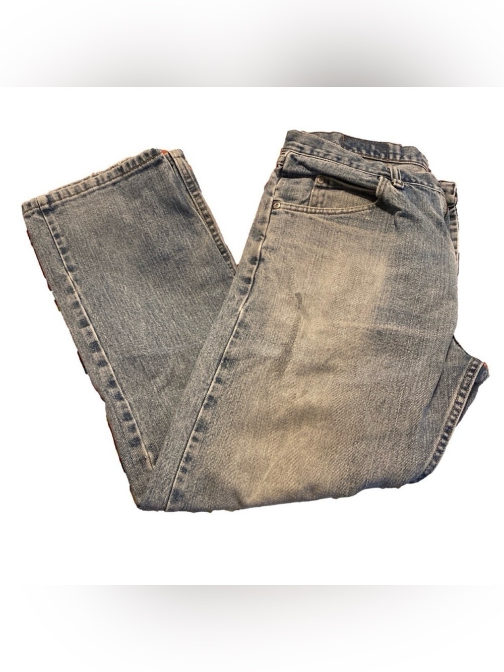 Wrangler Relaxed Fit Light Blue Jeans Men's 33x30